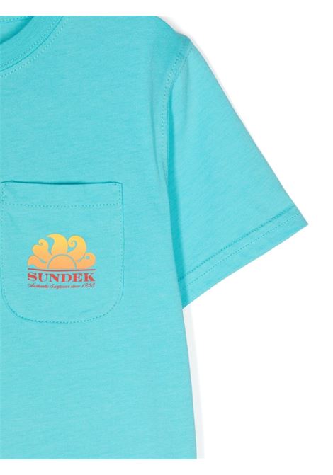 T-shirt con stampa SUNDEK | B028TEJ780005200 MARINE